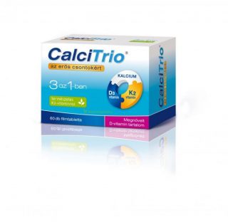 CalciTrio kálcium + K2+D3 filmtabletta 60db