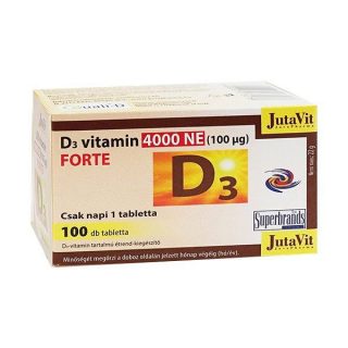 Jutavit d3-vitamin forte 4000 ne tabletta 100db