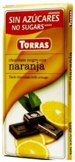 Torras Narancsos étcsokoládé hozzáadott cukor nélkül 70g