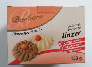 Barbara gluténmentes kakaós-vaníliás linzer 150g