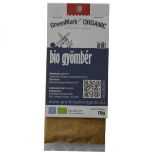 Gyömbér őrölt bio fűszer 10g - Greenmark