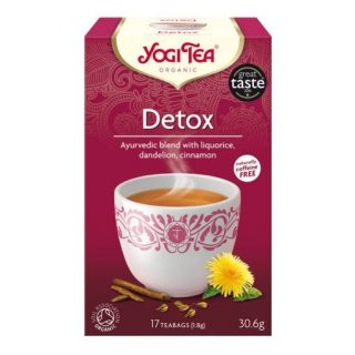 Yogi bio tisztító méregtelenítő  tea - DETOX 17 db