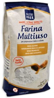 SÉRÜLT CSOMAGOLÁSÚ - Nutri Free Farina Multiuso - Univerzális gluténmentes lisztkeverék 1kg