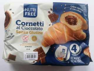 Nutri Free CORNETTI CIOCCOLATO CSOKIKRÉMMEL töltött croissant 4x60g