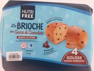Nutri Free CSOKICSEPPES Le Brioche con gocce di cioccolato gluténmentes briós 200g