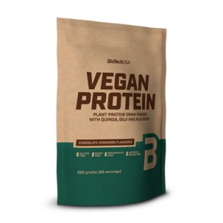 Biotech vegán protein VANÍLIÁS SÜTEMÉNY ÍZŰ fehérje italpor 500g
