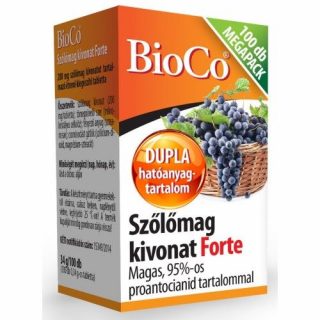 Bioco szőlőmag tabletta forte megapack 100db