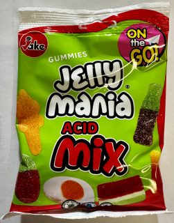 Jelly Mania ACID MIX  savanyú gluténmentes gumicukor mix 70g