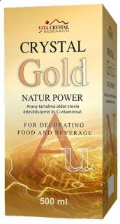 Vita Crystal gold natur power nano gold aranykolloid oldat 500ml