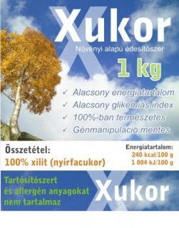 Xukor - Finn nyírfacukor, xilit 1kg