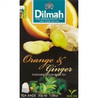 Dilmah narancs-gyömbér fekete filteres tea 30g
