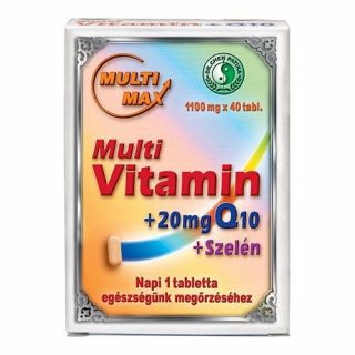Dr. Chen multi-max vitamin 20mg q10+szelén kapszula 40db