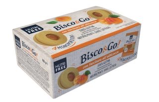 Nutri Free gluténmentes BISCO & GO KAJSZIBARACK lekvárral töltött linzer 160g