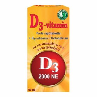 Dr. Chen d3-vitamin forte rágótabletta 60db