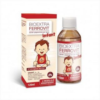 Bioextra Ferrovit Infant tápszer vashiányos csecsemőknek 120ml