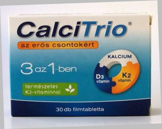 CalciTrio kálcium + K2+D3 filmtabletta 30db