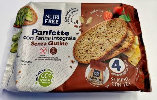 Nutri Free Panfette Integrale gluténmentes szeletelt korpás kenyér 340g (OÉTI:K/22/2014)
