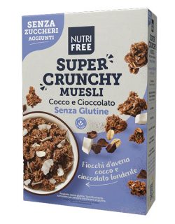 Nutri Free Super Cruncy gluténmentes müzli - CSOKI ÉS KÓKUSZ - 300g