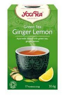 Yogi bio zöld tea gyömbér-citrom 17 db