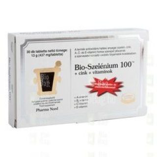 Bio-szelénium 100+cink+vitaminok  30 db