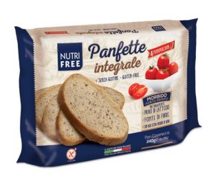 Nutri Free Panfette Integrale gluténmentes szeletelt korpás kenyér 340g (OÉTI:K/22/2014)