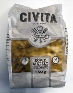 Civita kukorica RÖVIDMETÉLT gluténmentes tészta 450g