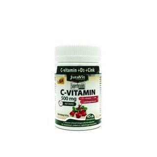 Jutavit c-vitamin+d3 500 mg tabletta  45 db