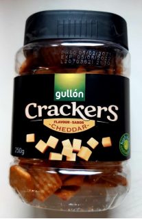Gullon crackers CHEDDAR sajttal 250g