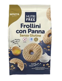 Nutri Free Frollini con Panna - Tejszínes gluténmentes keksz 300g