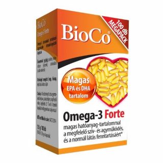 Bioco omega-3 forte megapack kapszula 100db