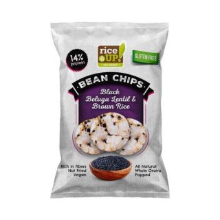 Rice Up Proteines gluténmentes Chips fekete BELUGA LENCSÉVEL 60g