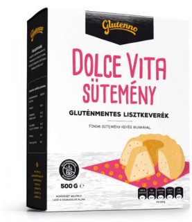 Glutenno Dolce vita gluténmentes sütemény lisztkeverék 500g (OÉTI:K/290/2016)