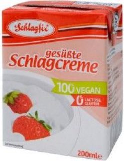 Schlagfix gluténmentes vegán habkrém - édesített 200ml