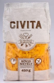 Civita kukorica RÖVID METÉLT gluténmentes tészta 450g