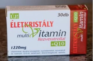 Életkristály vitamin rezervatrollal és Q10-zel 30db