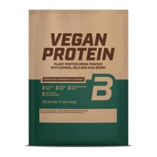 Biotech vegan protein CSOKI-FAHÉJ ÍZŰ fehérje italpor  25g