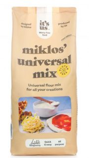 SÉRÜLT CSOMAGOLÁSÚ - It's us Miklos universal mix - Glutenix Alfa Mix gluténmentes liszt lisztkeverék 1kg