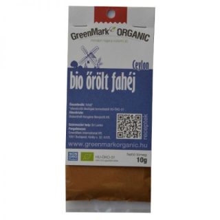 Fahéj őrölt ceylon bio fűszer 10g - Greenmark