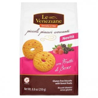 Le Veneziane gluténmentes erdei gyümölcsös keksz 250g