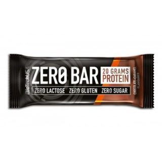 Biotech Zero bar CSOKI-KARAMELL gluténmentes protein szelet 50g