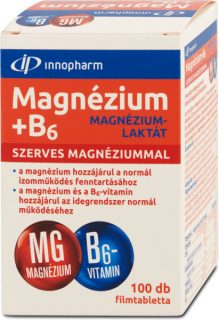Innopharm magnézium laktát+b6 filmtabletta 100db