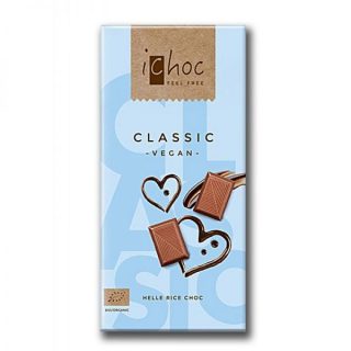 Ichoc bio classic tejcsokoládé rizsitallal 80g