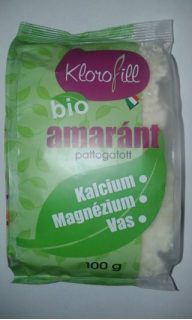 Klorofill bio pattogatott amarant mag 100g