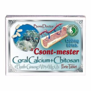 Dr. Chen coral calcium+chitosan forte tabletta 80db