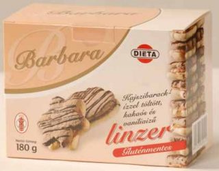 Barbara gluténmentes linzer kajszibarack ízű 150g