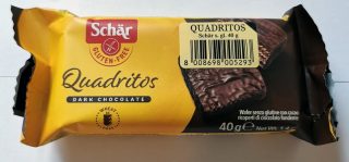 Schar Quadritos gluténmentes kakaós ostya 40g (OÉTI:10462/2012)