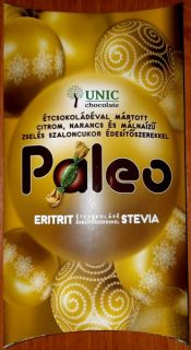 Unic Paleo étcsokoládéba mártott ZSELÉS szaloncukor 220g