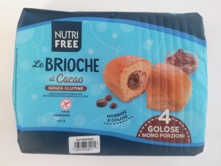 Nutri Free gluténmentes  BRIÓS csokiKRÉMMEL Le Brioche al cacao 200g