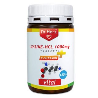 DR Herz Lysine-HCL 1000mg tabletta 120db