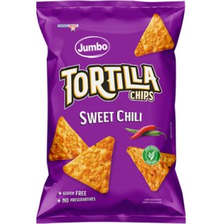 Jumbo Tortilla gluténmentes chips SWEET CHILI 100g